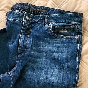 HARLEY DAVIDSON LADIES JEANS! 🔥 SUPER NICE! Size 14